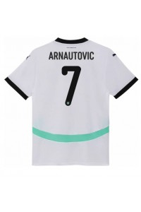 Fotbalové Dres Rakousko Marko Arnautovic #7 Venkovní Oblečení ME 2024 Krátký Rukáv